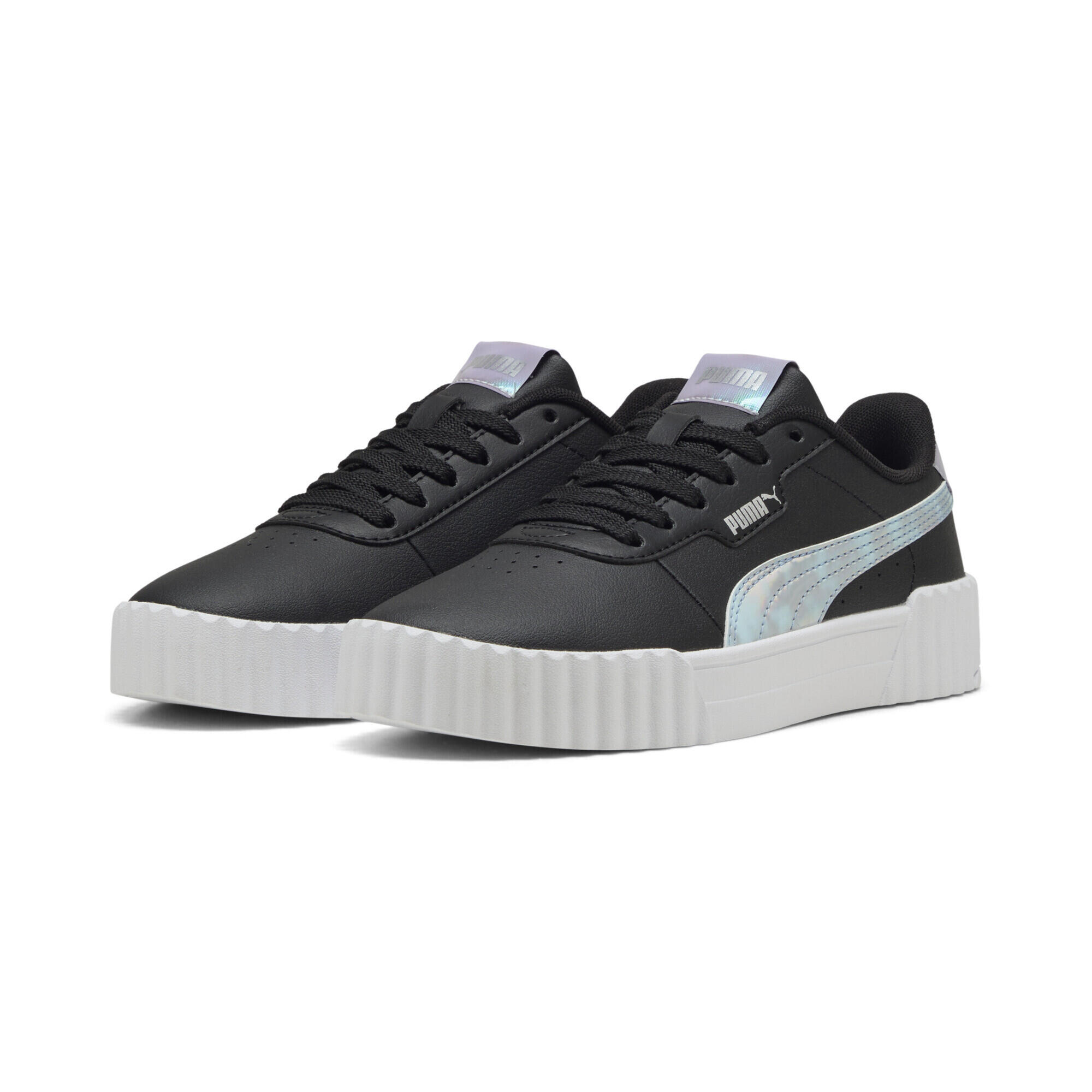 Młodzieżowe sneakersy Carina 3.0 Space Belle PUMA Black Cool Blue