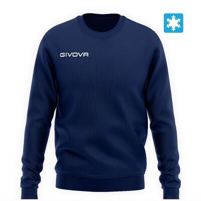 Felpa girocollo uomo ( fleece) givova blu