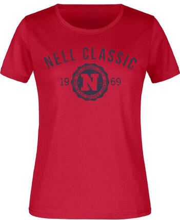T-shirt femme Nell Classics rouge - 100 % coton