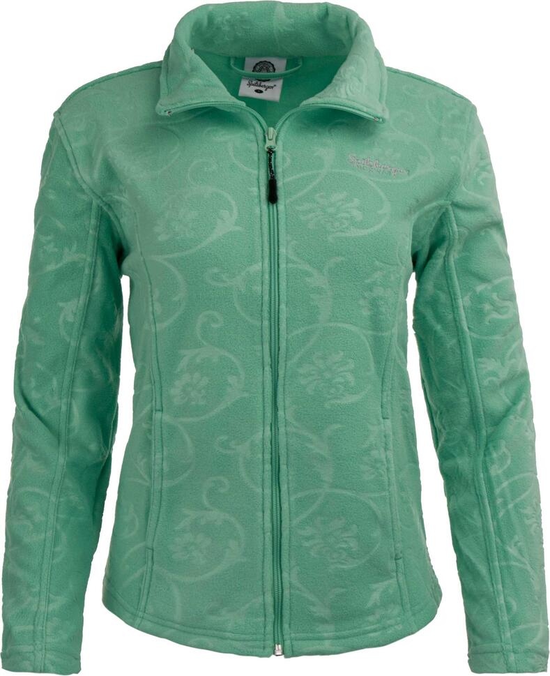 Damska bluza z mikrofleecu Spitsbergen w kolorze emerald green