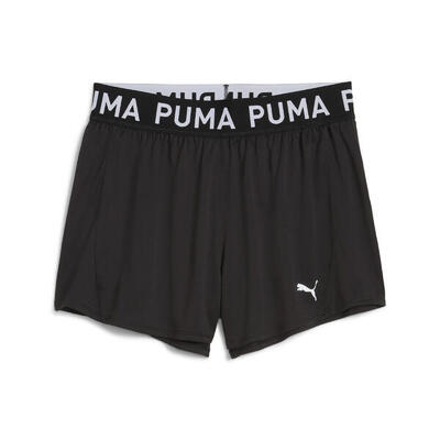 Puma strong gebreide short voor dames, 8 cm puma
