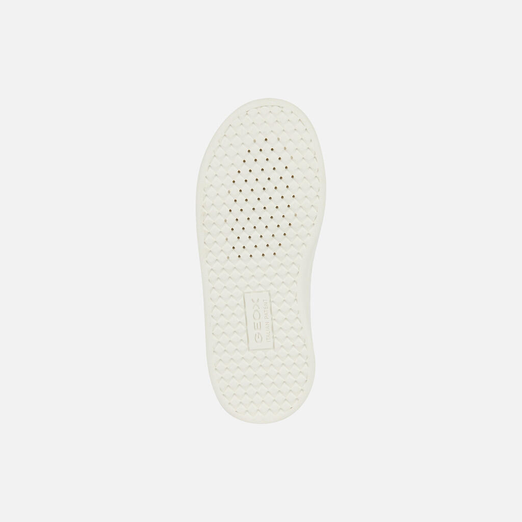 Baskets Fille ECLYPER GIRL Blanc/Or Rose 7/7