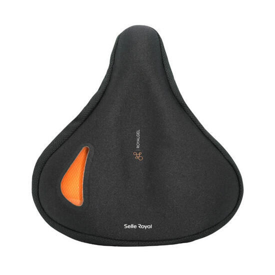 Couvre-selle de vélo - dimensions 248x221 mm - de couleur noir