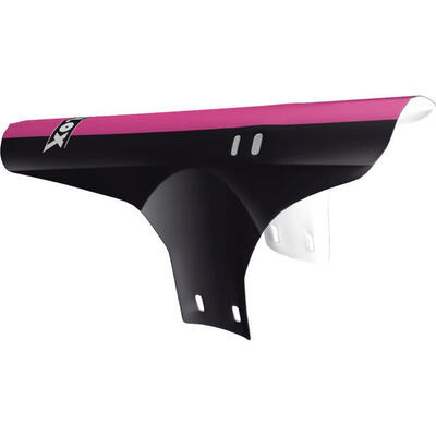 Parafango anteriore Velox MTB nero/rosa