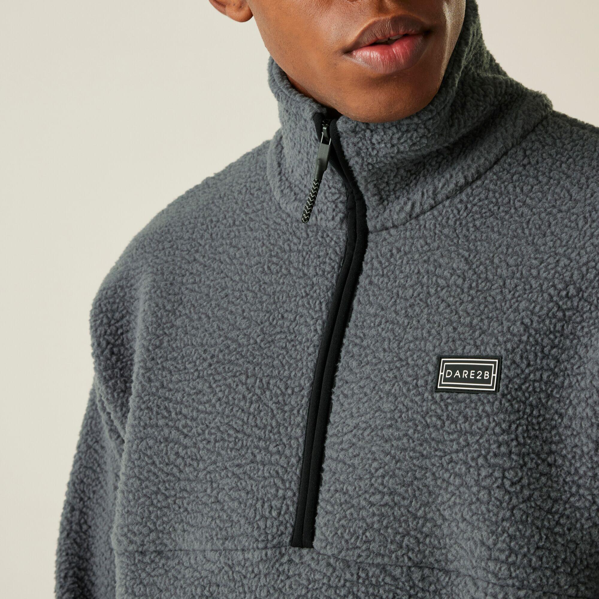 Mens Twin Tip Half-Zip Borg Active Fleece | Decathlon