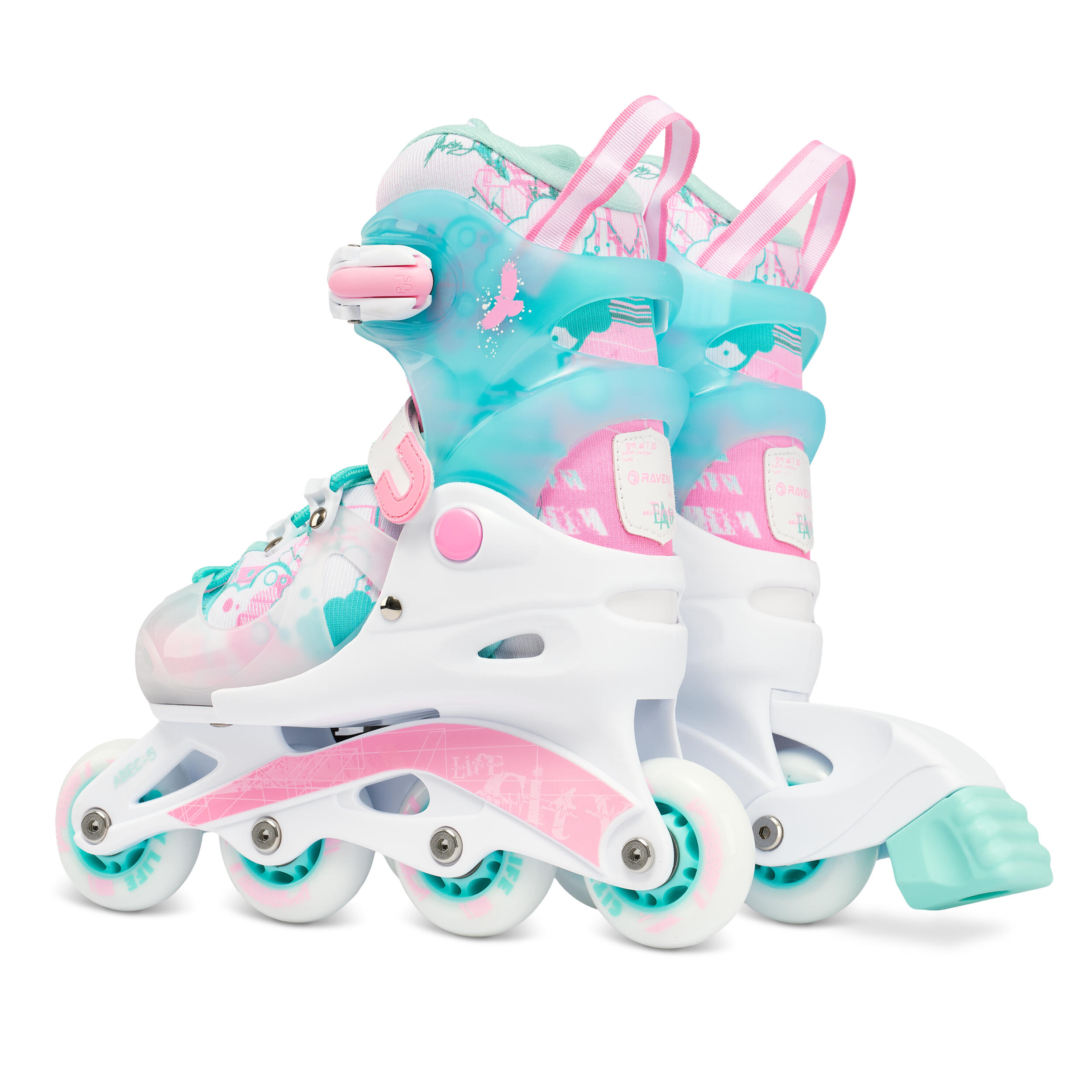 Patins em Linha ajustável 3-em-1 Raven Princess 3/7