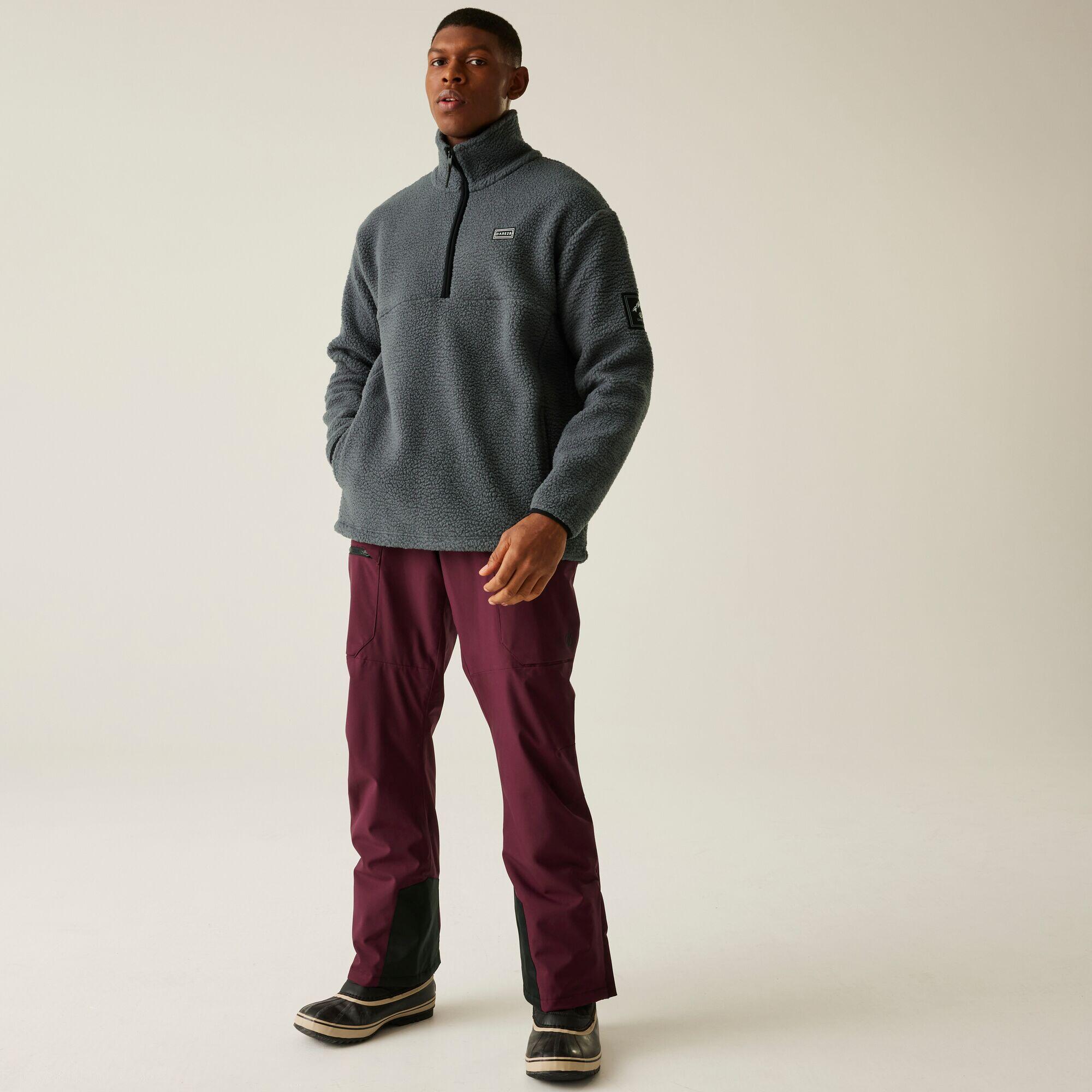 Mens Twin Tip Half-Zip Borg Active Fleece | Decathlon