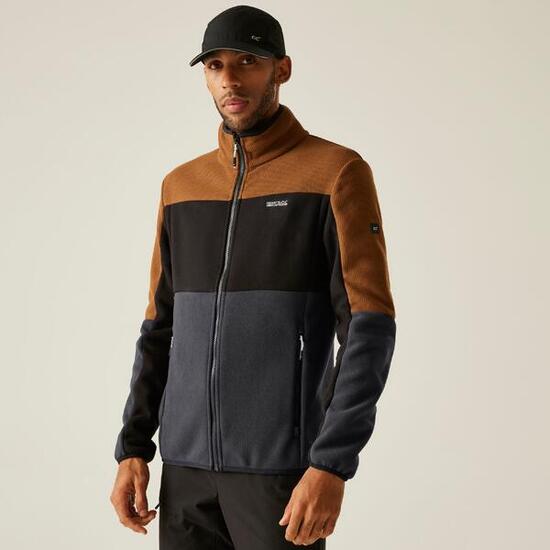 Ormont Fleece-Stretchjacke mit durchgehendem Reißverschluss für Herren