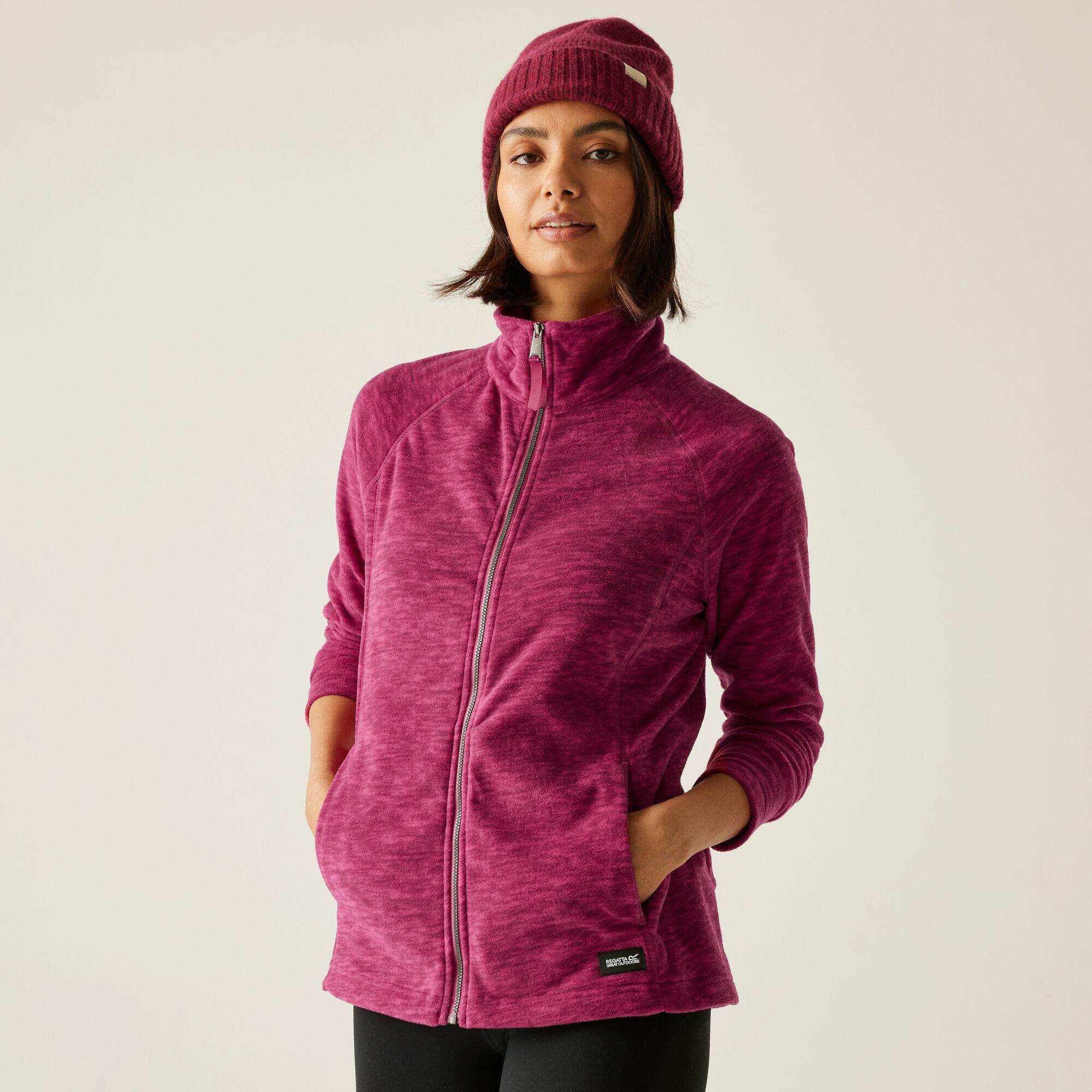 Mayse Leichtes Wärmendes Fleece mit durchgehendem Reißverschluss für Damen 2/7