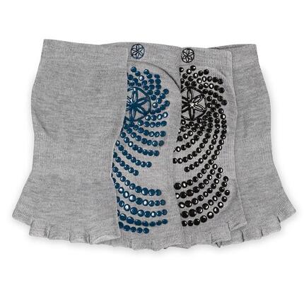 Chaussettes de yoga sans orteils violettes (S/M)