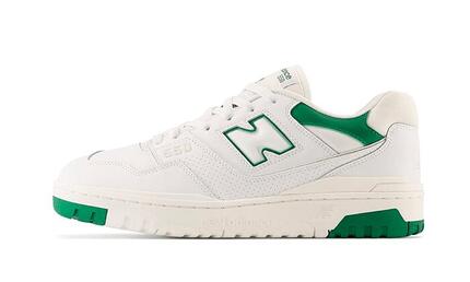 New Balance 550 White Classic Green