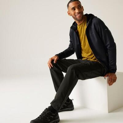 Everet actieve rekbare fleecetrui met capuchon voor heren