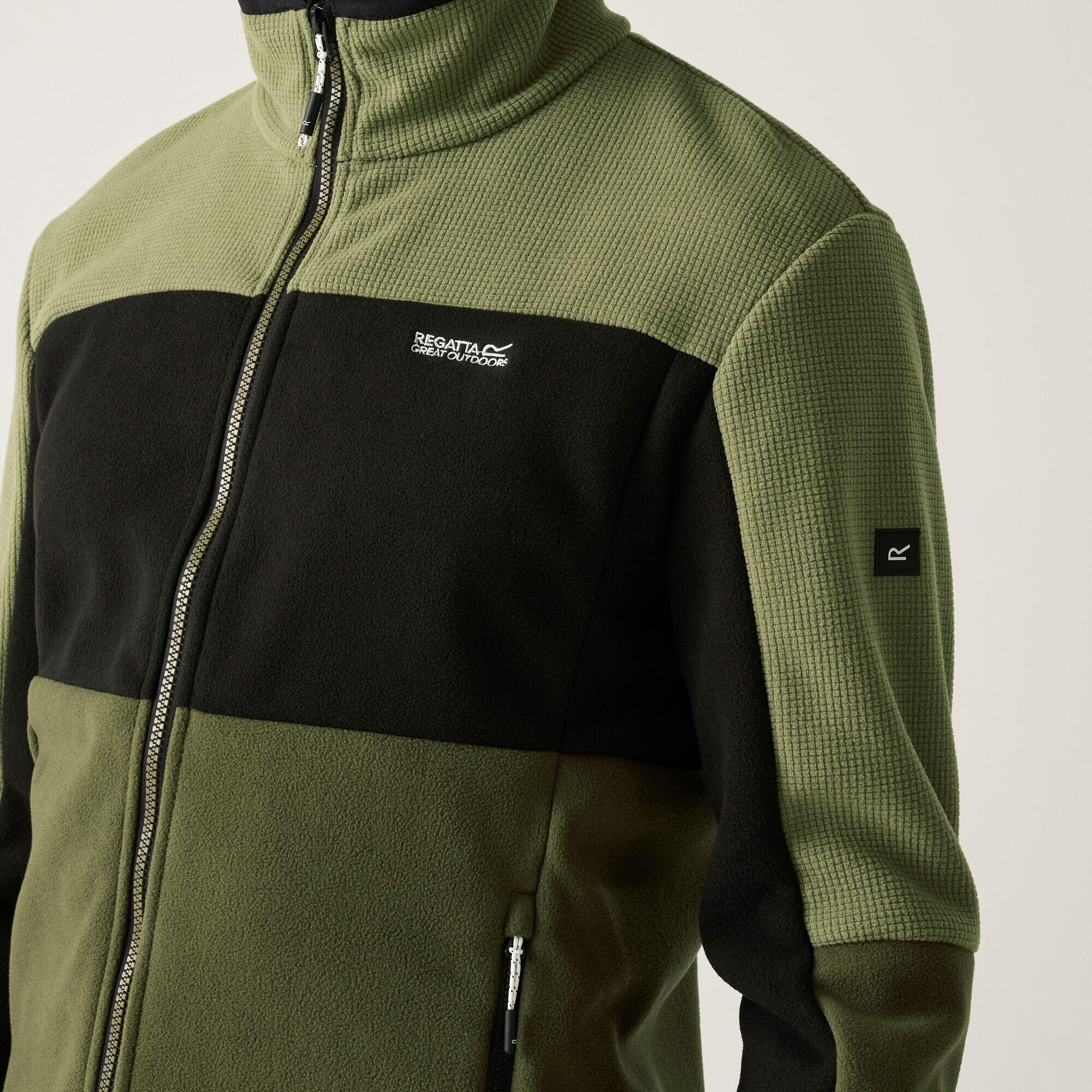 Felpa attiva isolante da uomo Ormont in stretch con zip completa 4/7