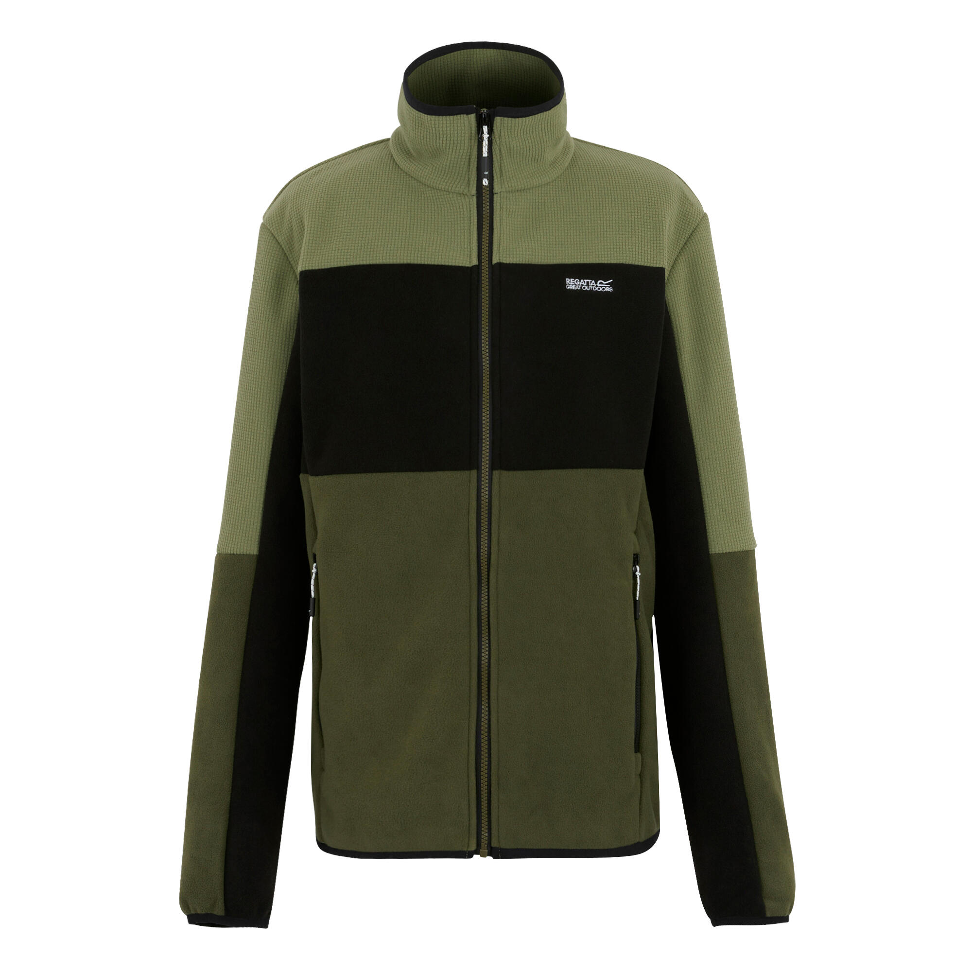 Felpa attiva isolante da uomo Ormont in stretch con zip completa 5/7