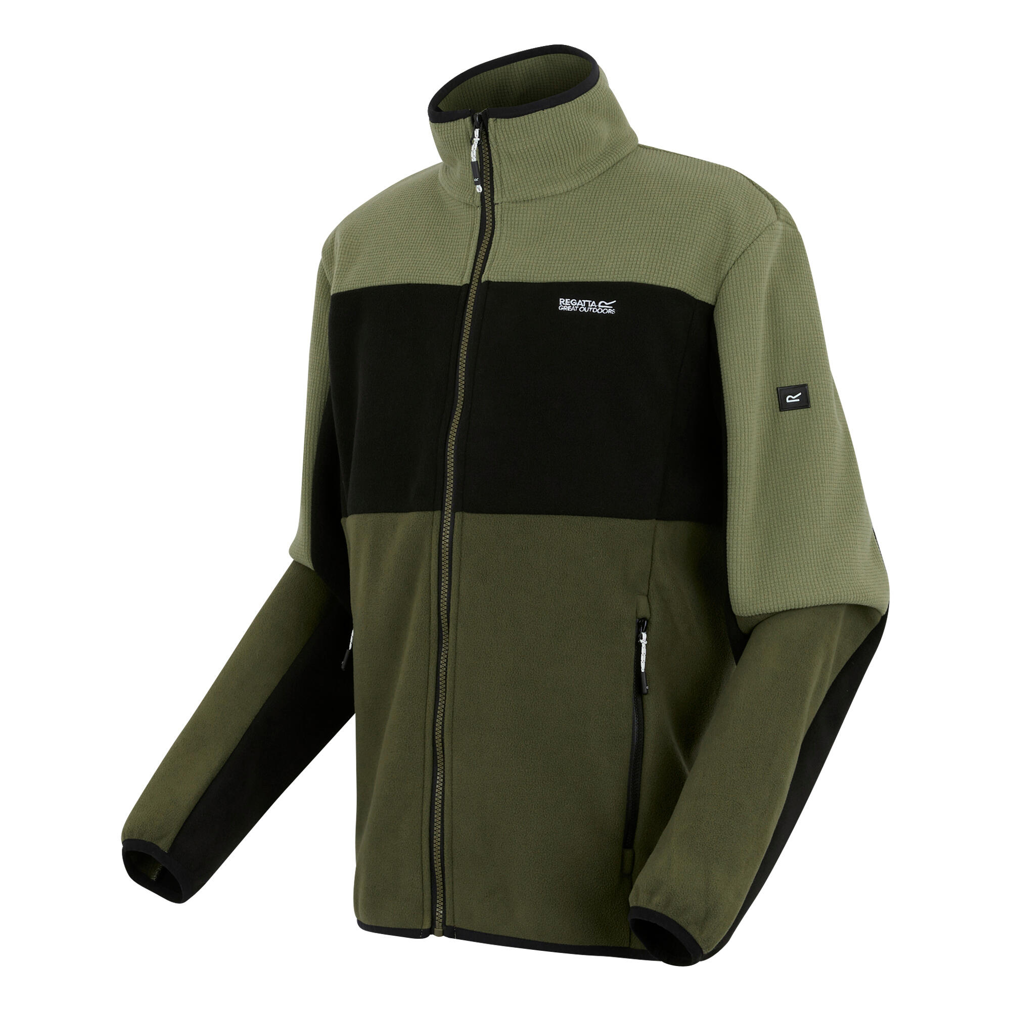 Felpa attiva isolante da uomo Ormont in stretch con zip completa 7/7