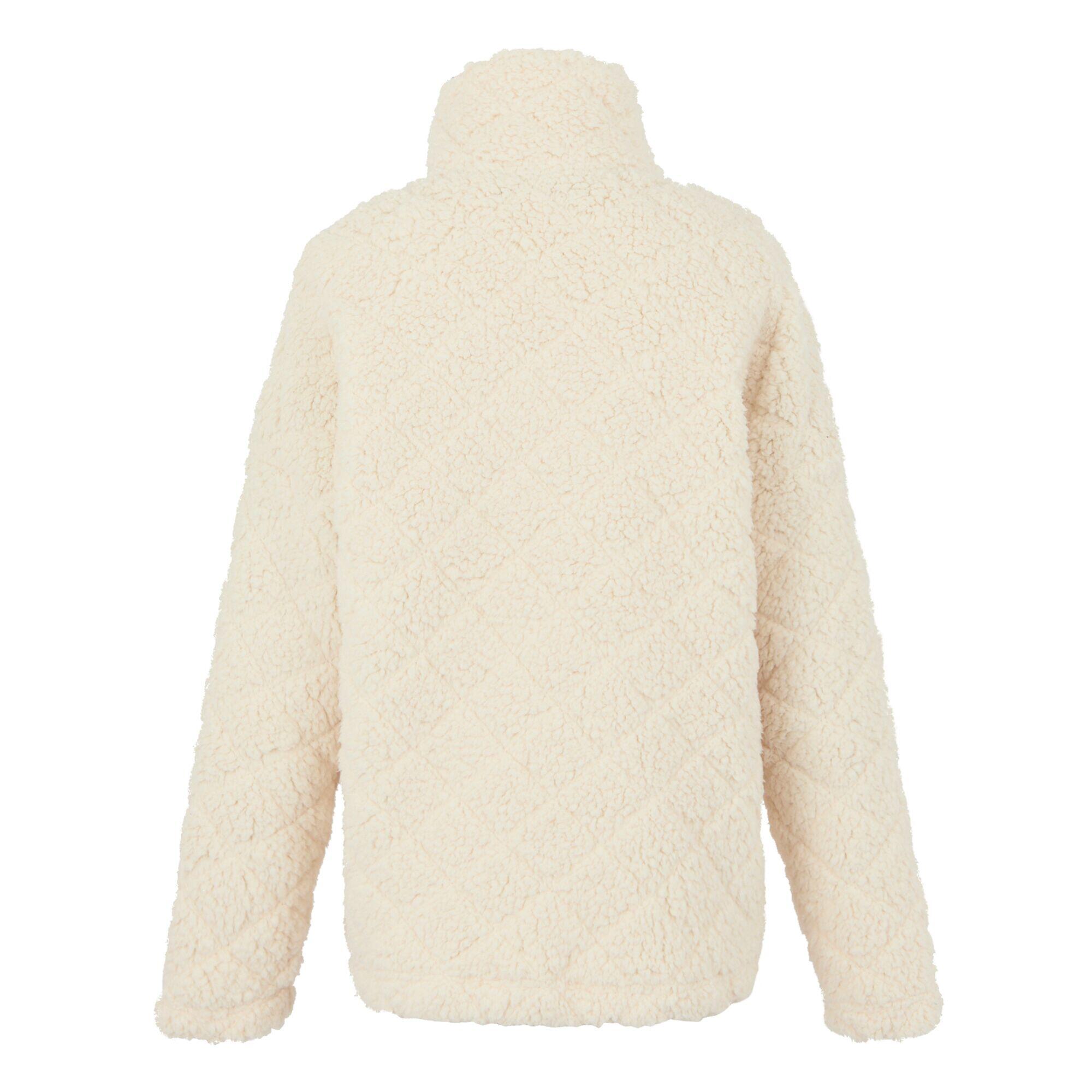Veste imitation effet polaire ivoire femme | Cache Cache
