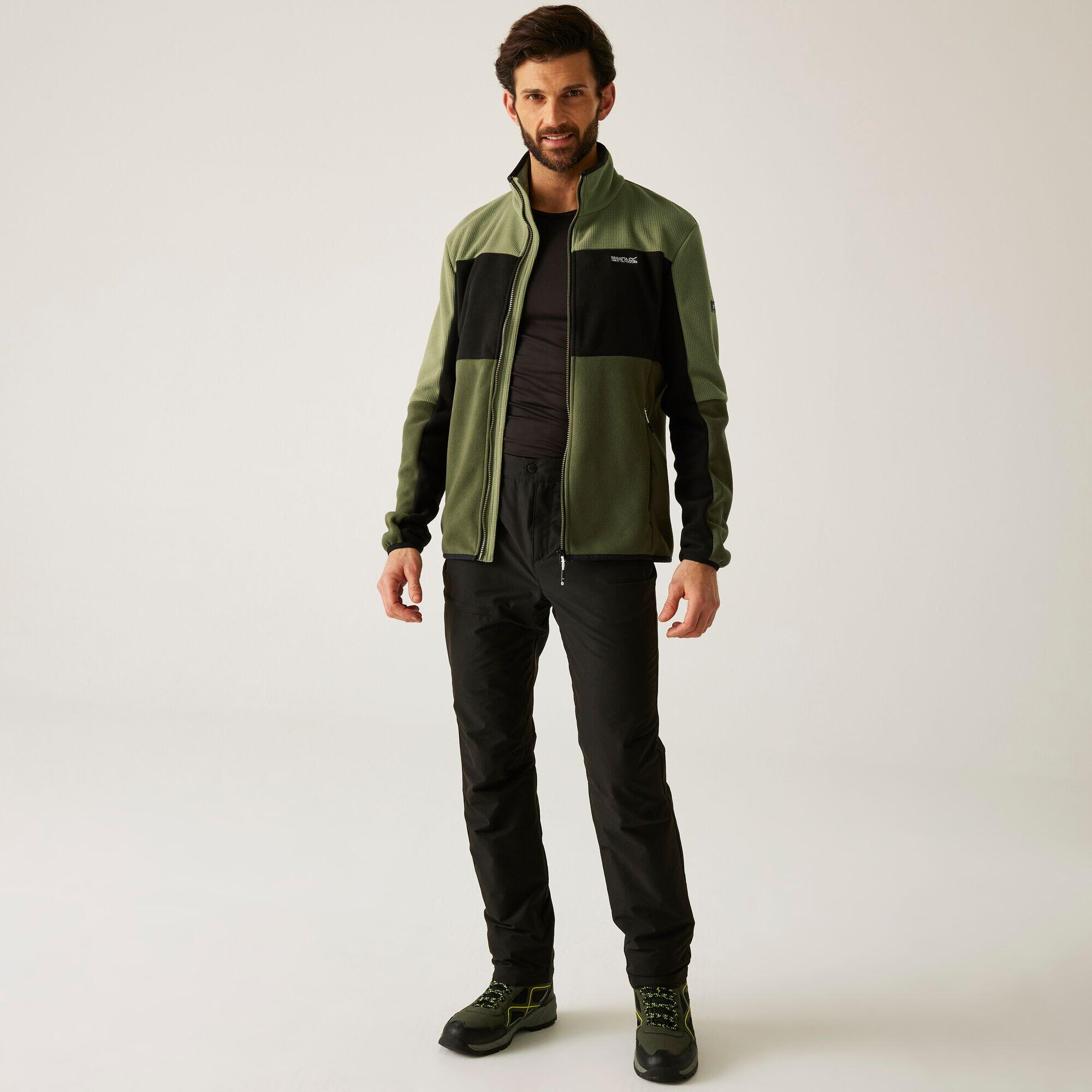 Felpa attiva isolante da uomo Ormont in stretch con zip completa 3/7