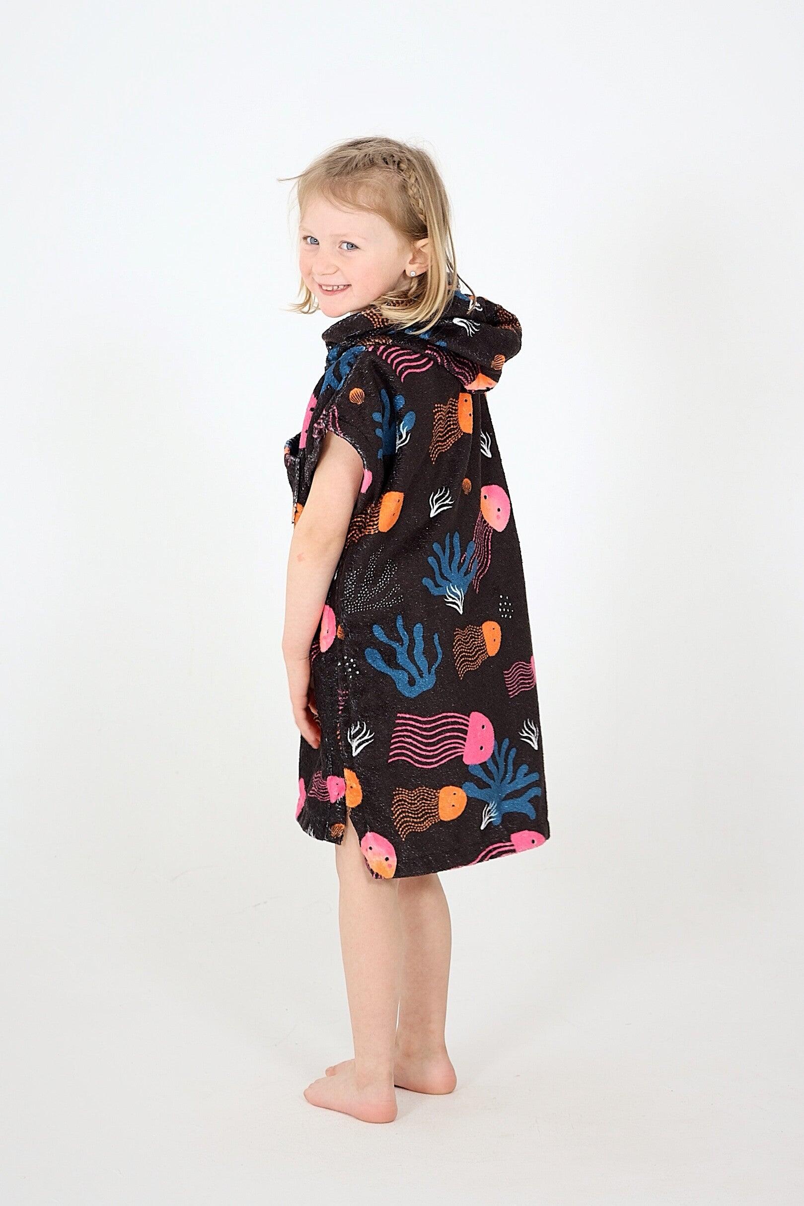 Bambini surf poncho (18 mesi - 4 anni) - Jellow 4/5