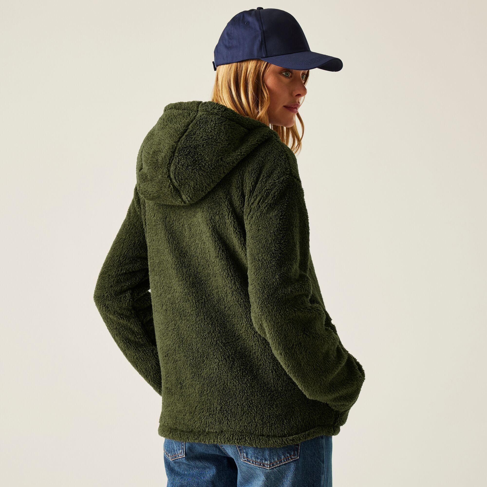 Polaire douillette isolante à capuche entièrement zippée Orielle pour femme 2/7
