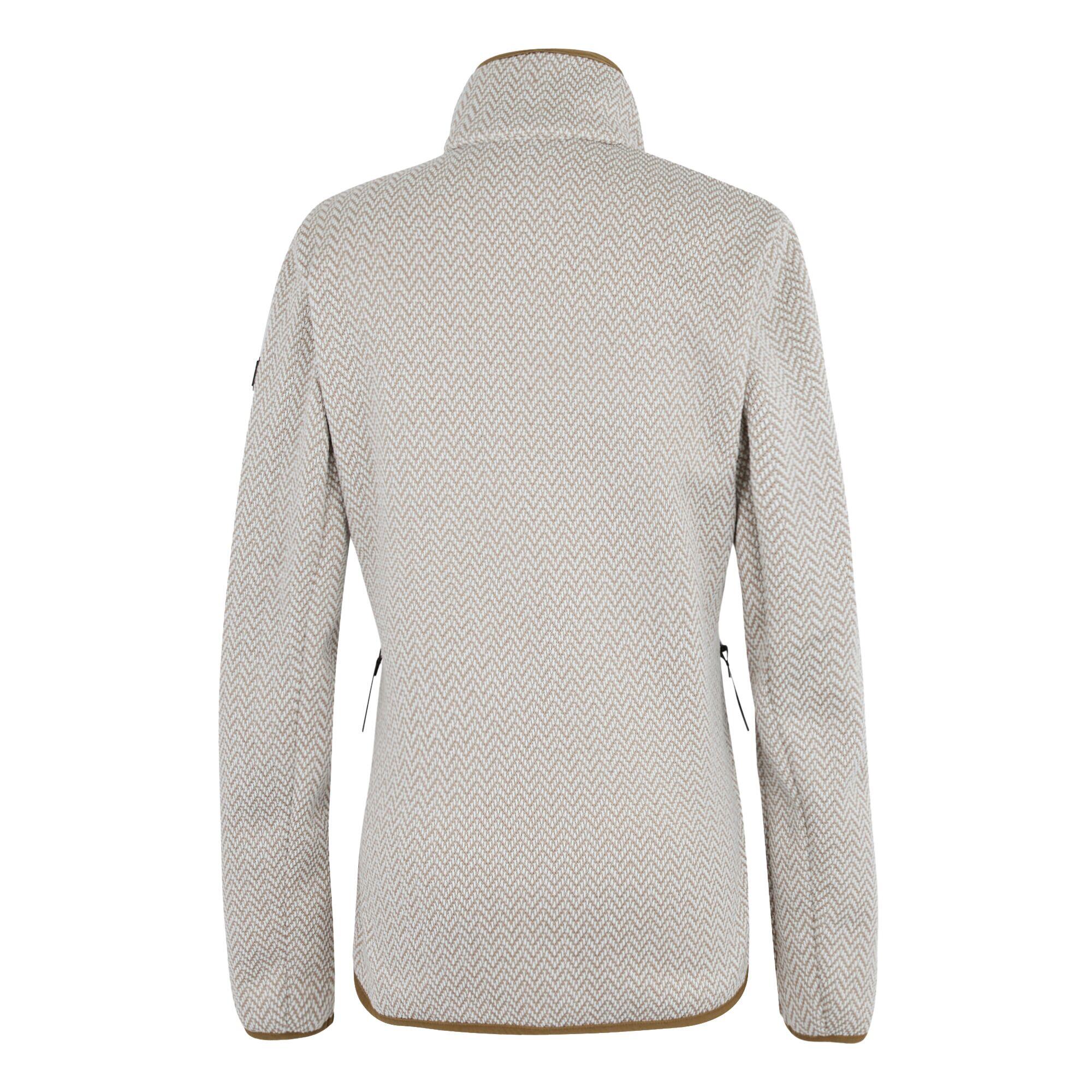 Casaco de lã Fecho de Correr Elzie Mulher (Branco pedra/Taupe suave) 2/5