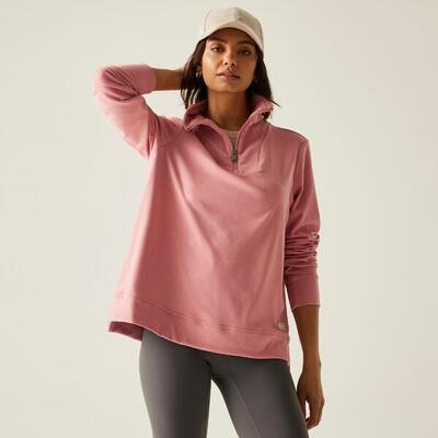 Demmi isolerende fleecetrui met 1/2 rits voor dames