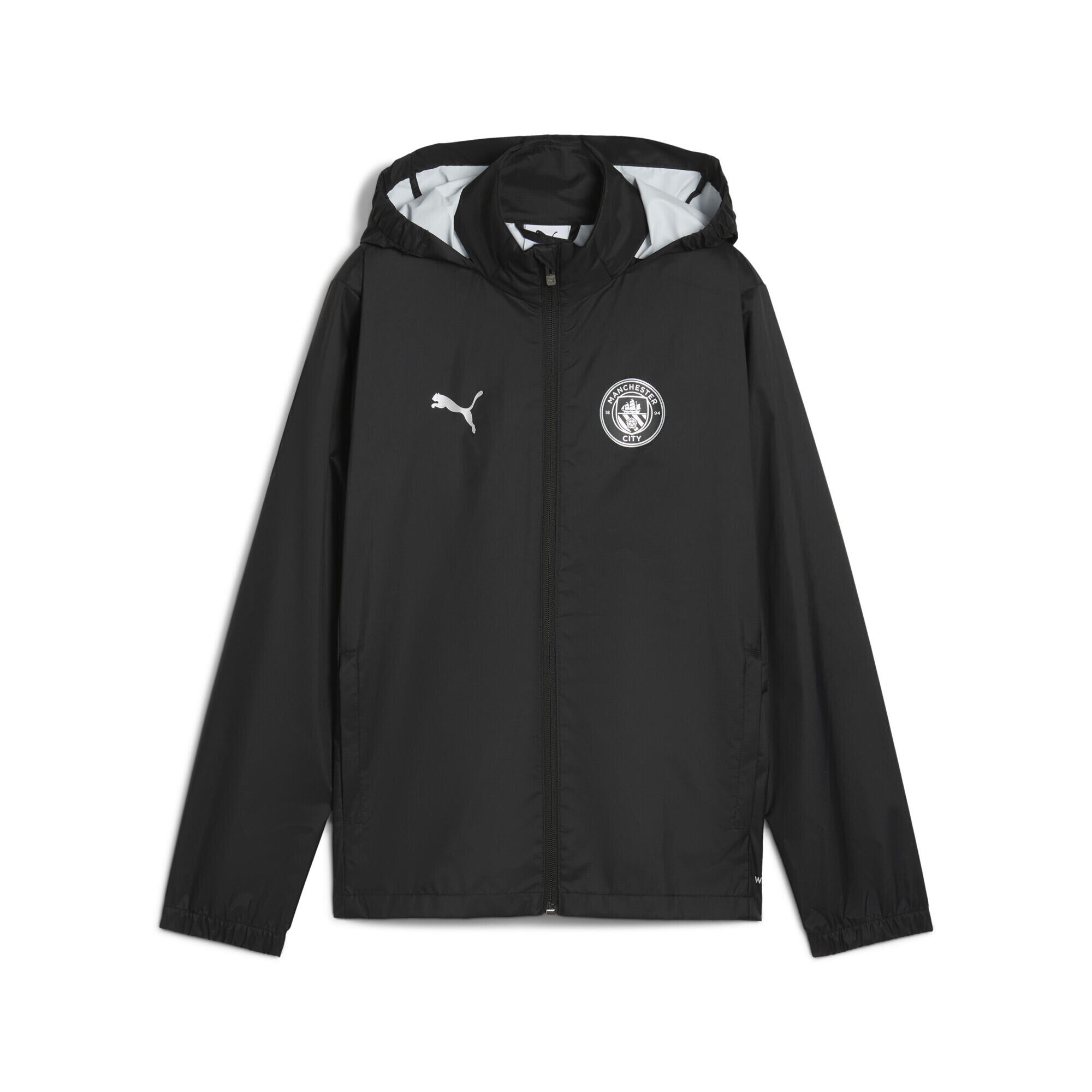 Puma - Veste D’entraînement Toute Saison Manchester City Enfant Et Adolescent Puma - Veste - Gris|noir - Decathlon