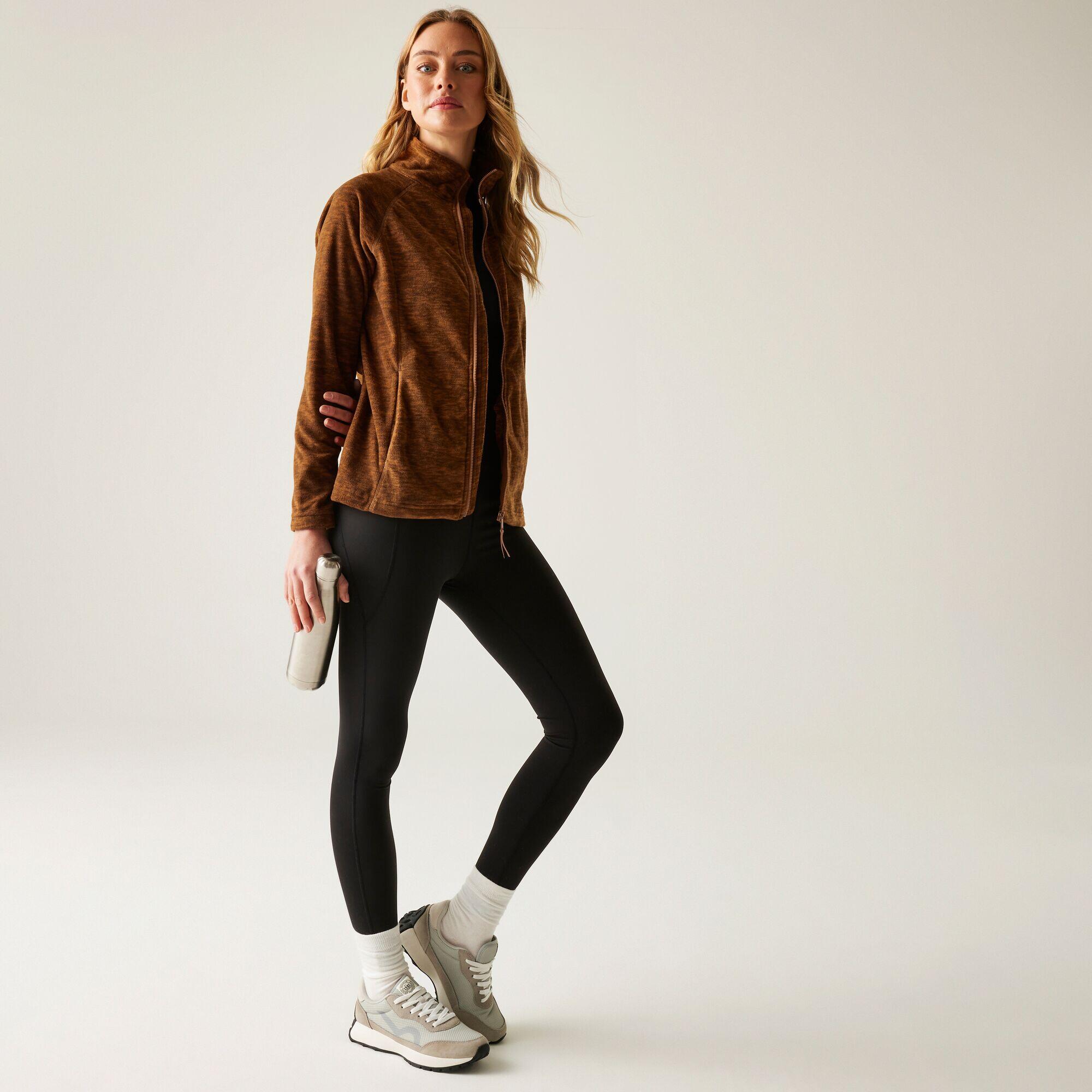 Mayse Leichtes Wärmendes Fleece mit durchgehendem Reißverschluss für Damen 3/7