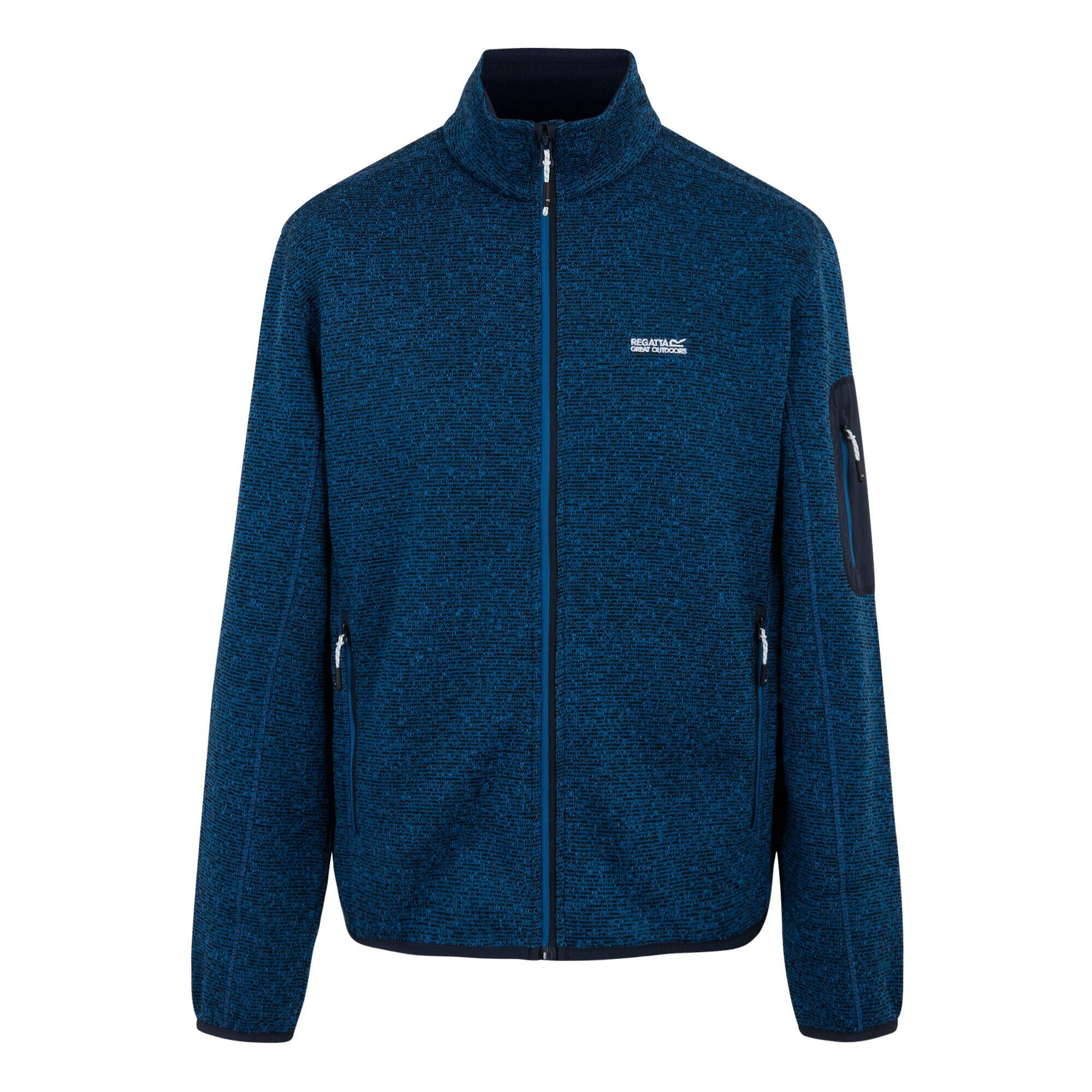Felpa isolante da uomo Newhill in stretch con zip completa 5/7