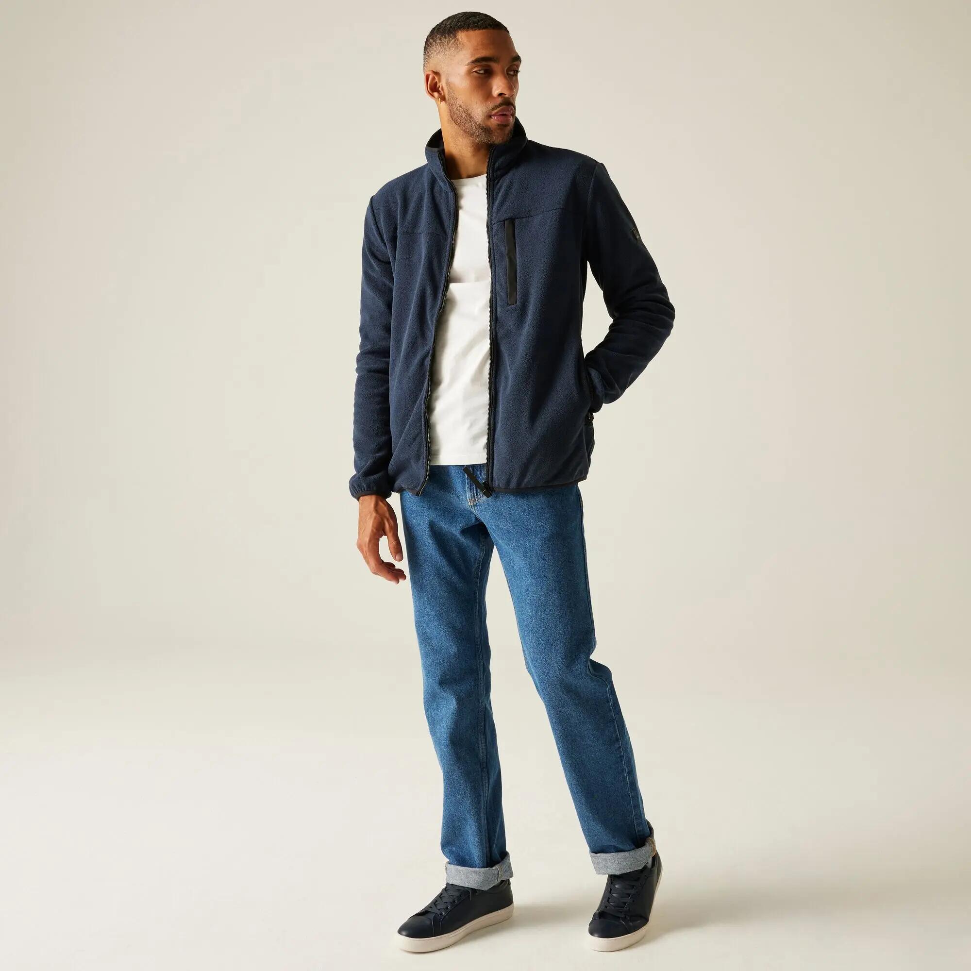 Aidey Wärmendes Fleece mit durchgehendem Reißverschluss für Herren 3/7