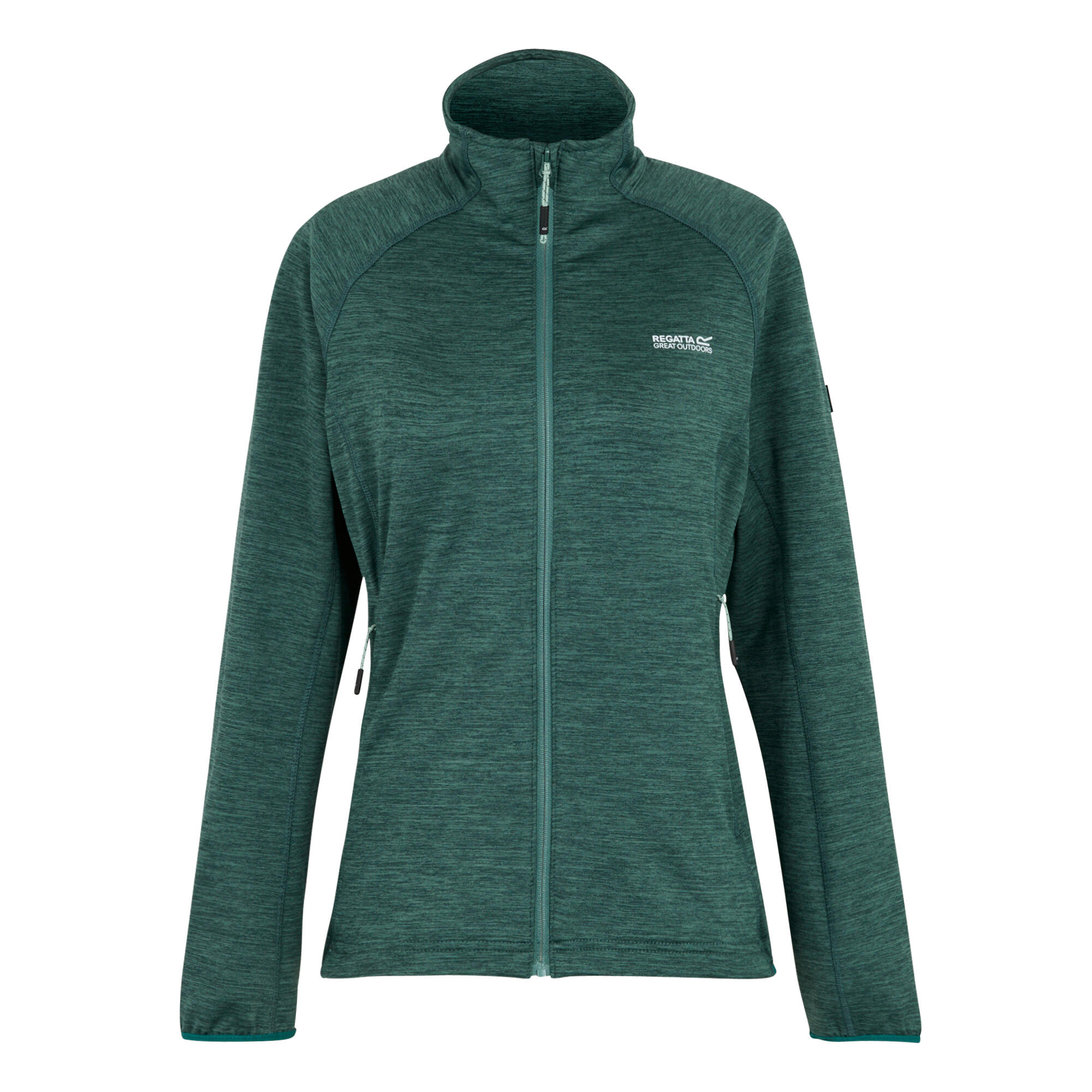Felpa leggera con cappuccio e zip completa da donna Harpten 5/7