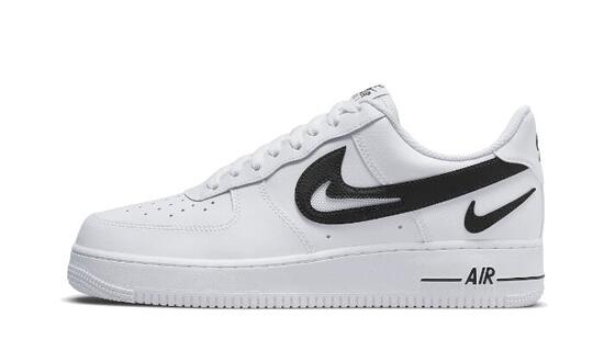 Air Force 1 Low '07 FM Cut Out Swoosh White Black