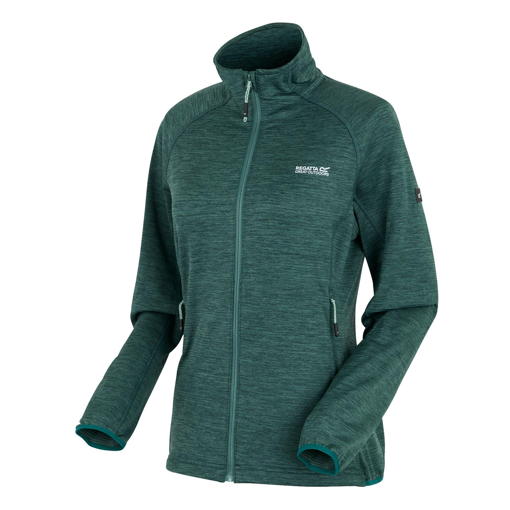 Felpa leggera con cappuccio e zip completa da donna Harpten 7/7