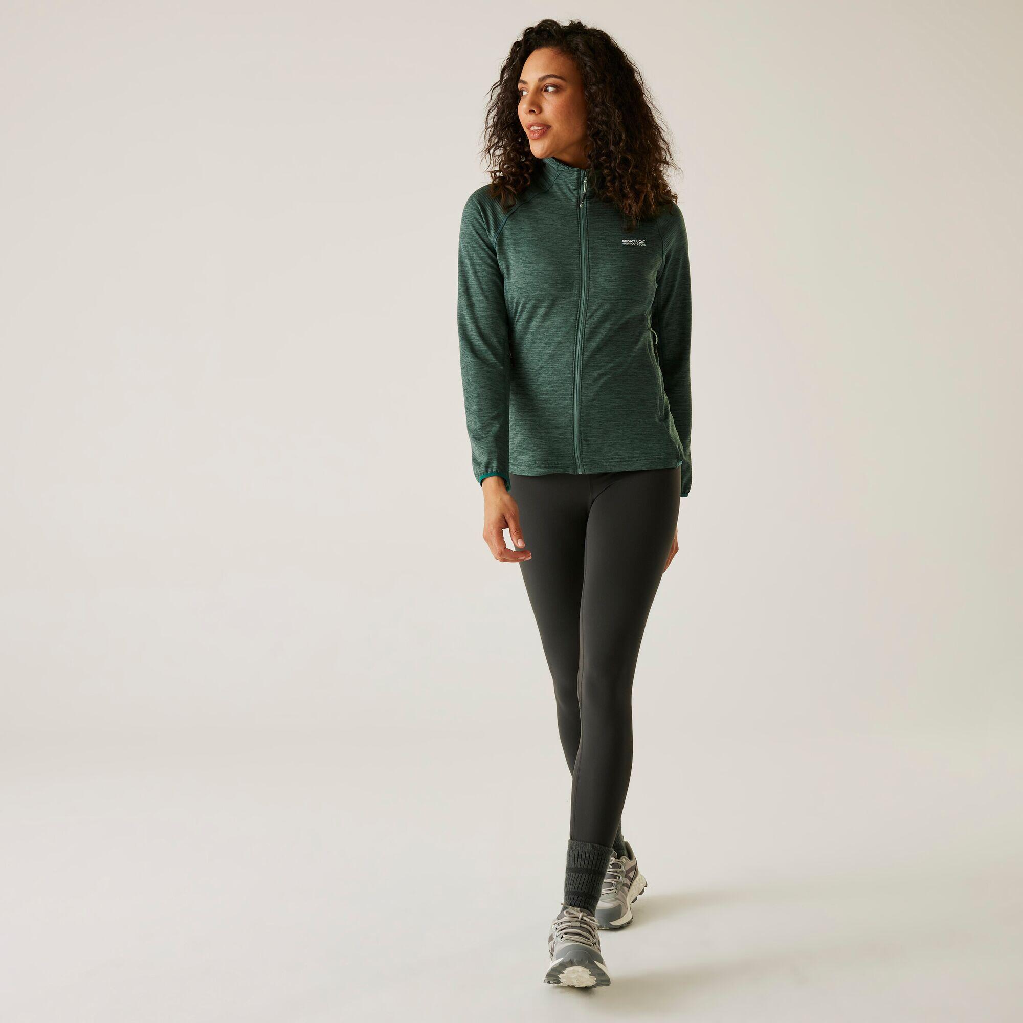 Felpa leggera con cappuccio e zip completa da donna Harpten 3/7