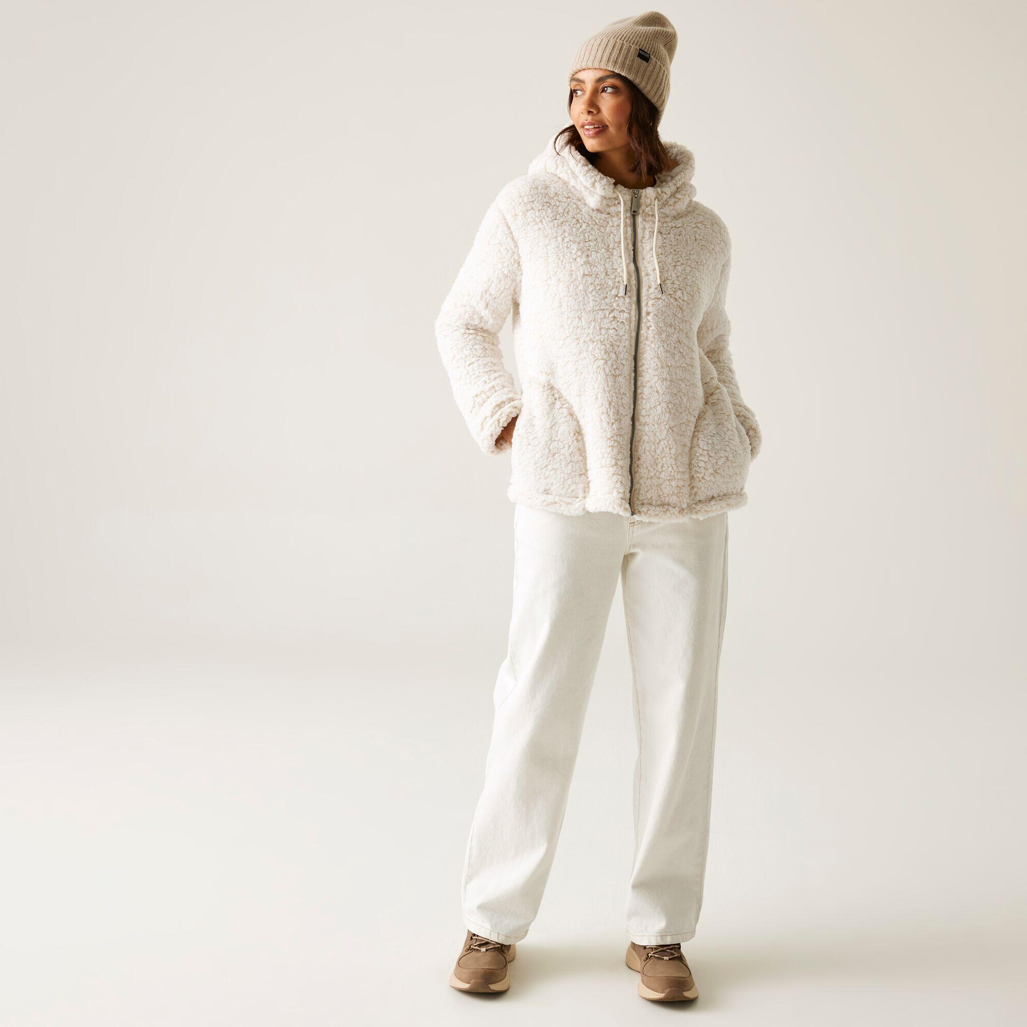 Polaire douillette isolante à capuche entièrement zippée Orielle pour femme 3/7