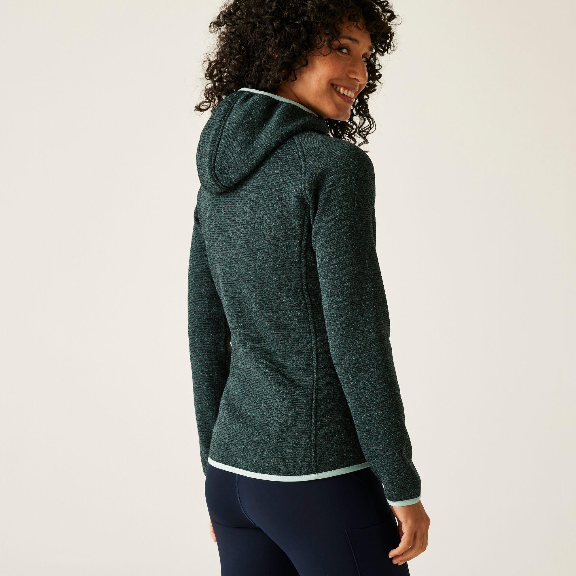 Felpa leggera con cappuccio e zip completa da donna Newhill 2/7