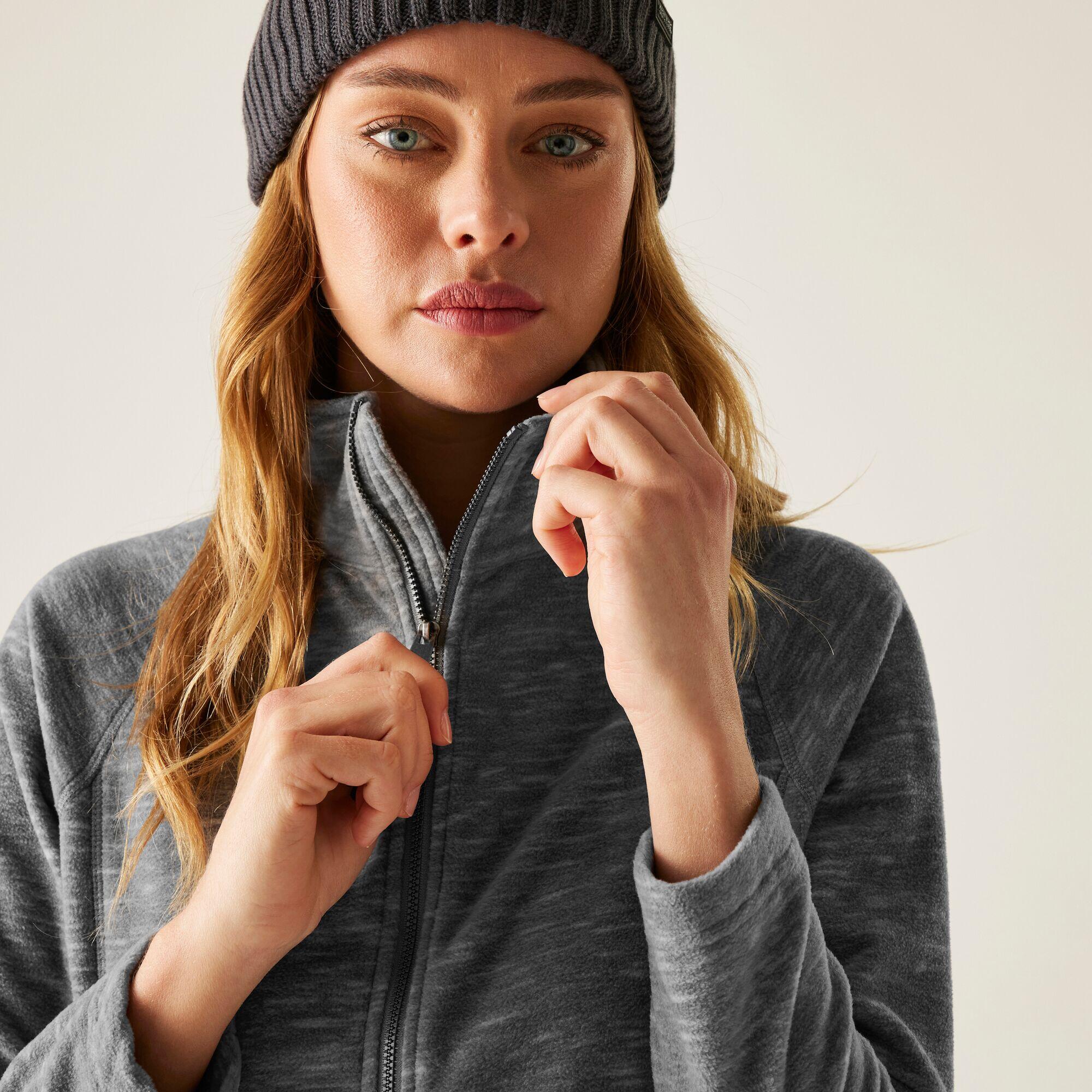 Mayse Leichtes Wärmendes Fleece mit durchgehendem Reißverschluss für Damen 4/7