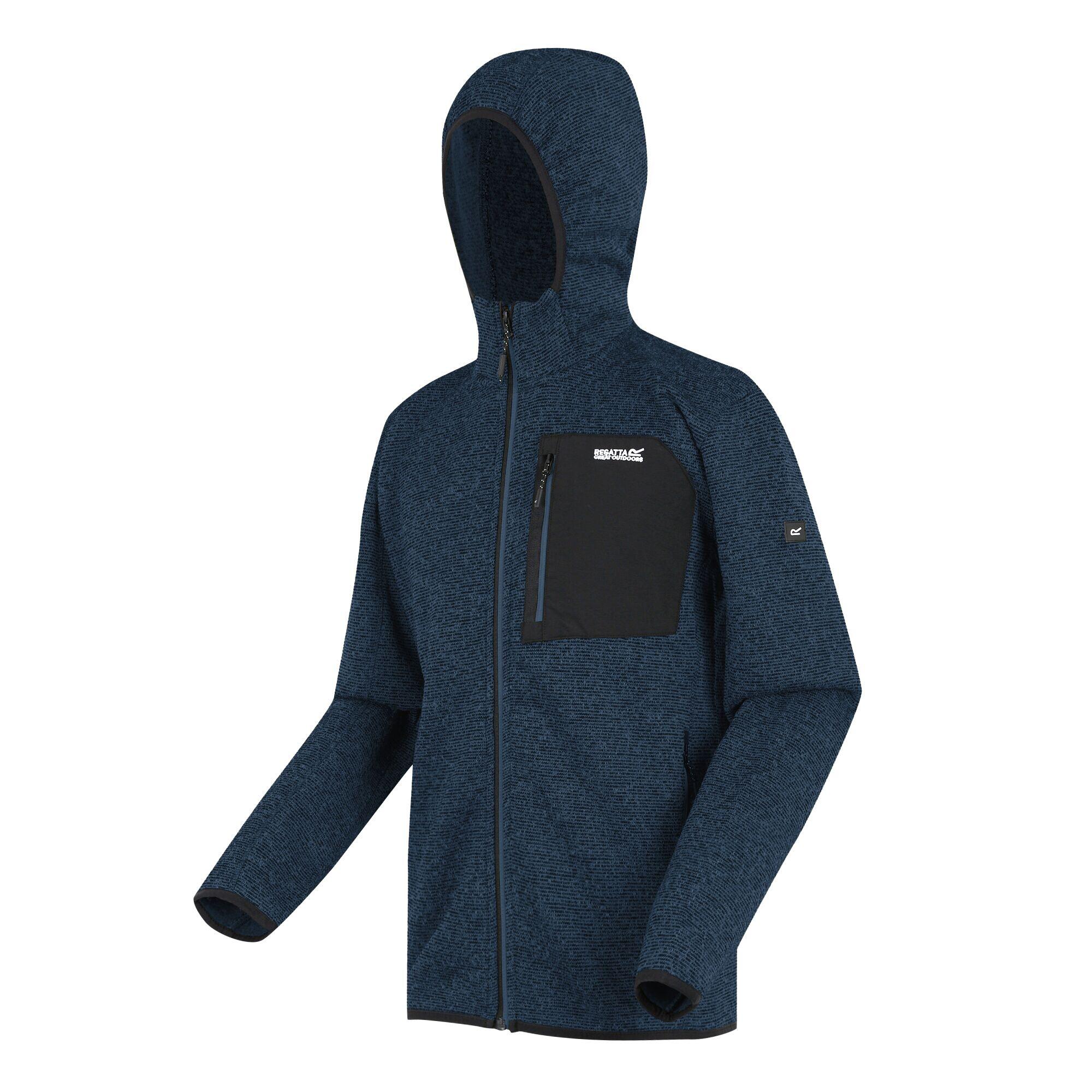 "Newhill" Fleecejacke für , Durchgehender Reißverschluss, meliert Herren 3/5