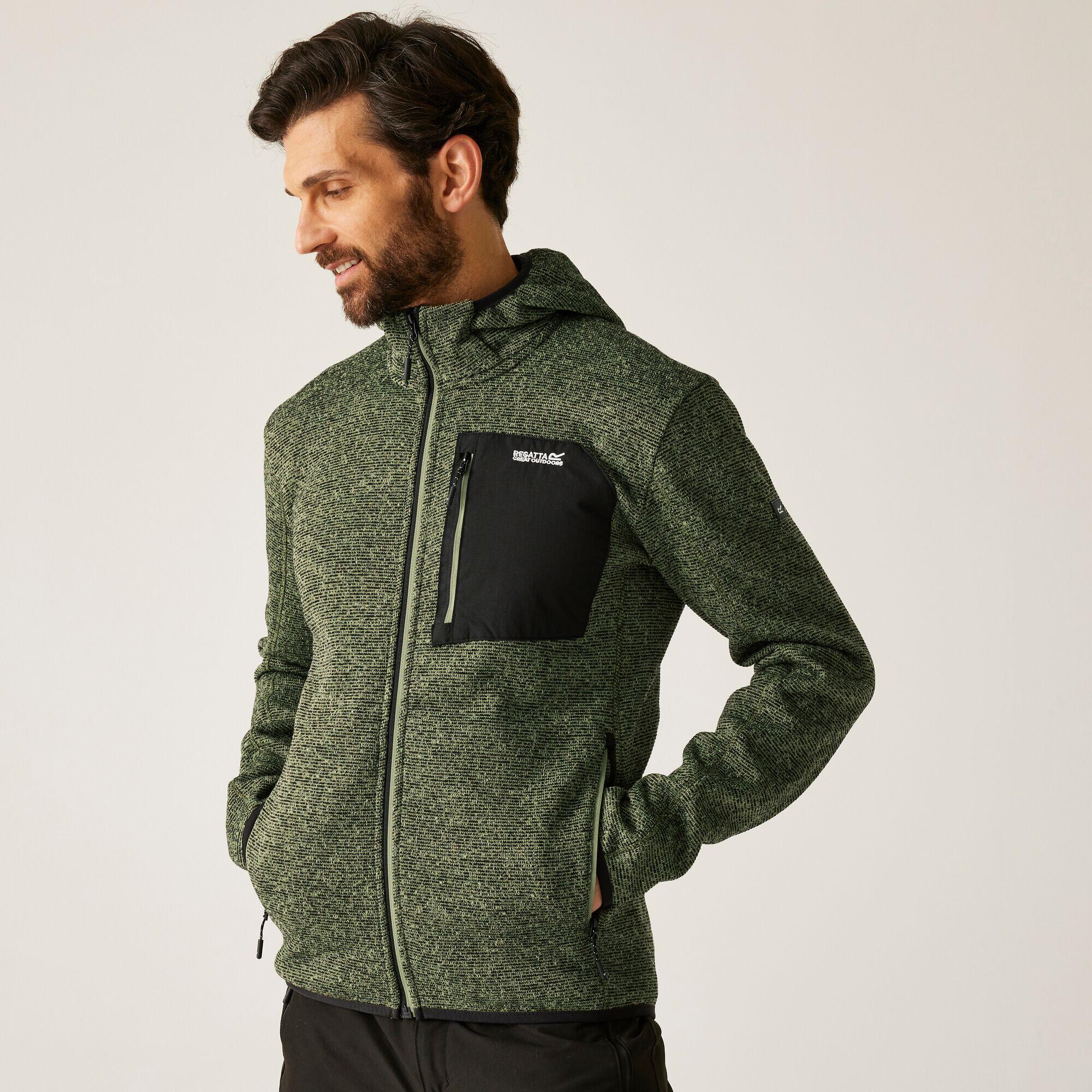 Regatta - Polaire À Capuche Isolante Extensible Newhill Pour Homme - Pull - Vert - Decathlon