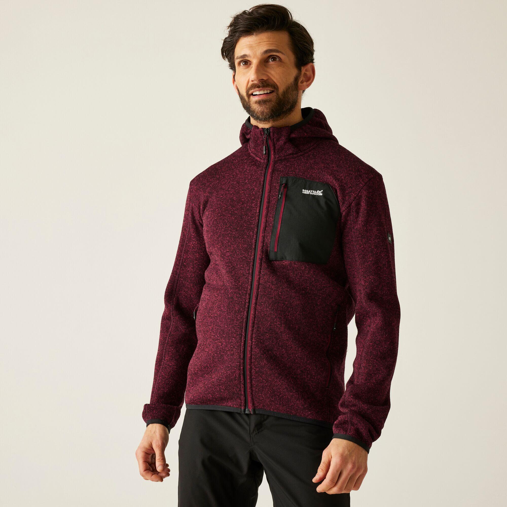 Regatta - Polaire À Capuche Isolante Extensible Newhill Pour Homme - Pull - Marron|rouge - Decathlon