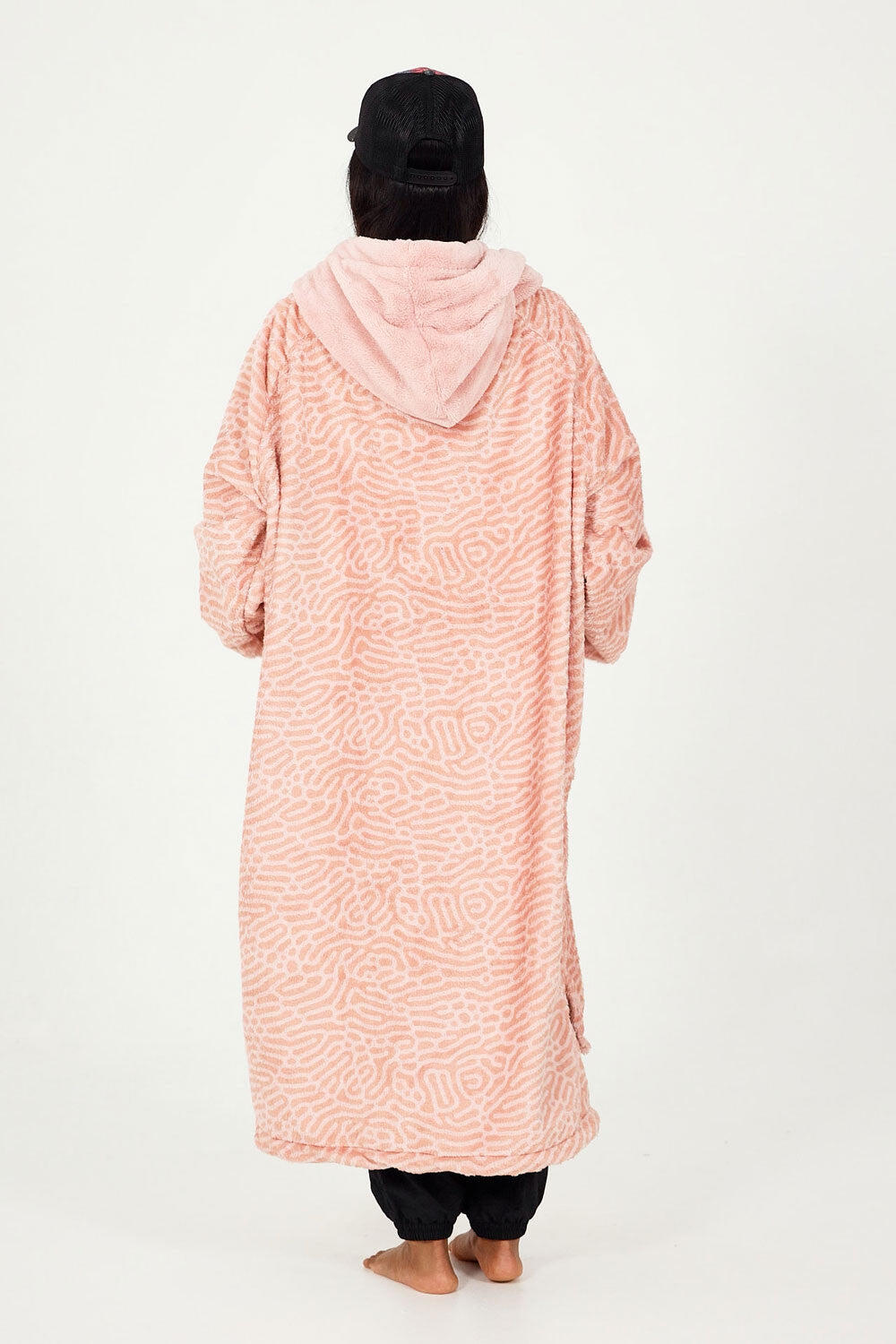 Sofa Poncho Adulto caldo e piacevole - Powder Pink 4/5