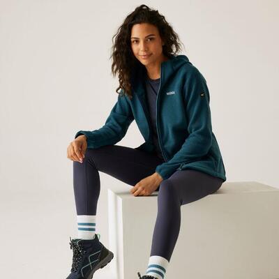 Elinn lichtgewicht fleece vest met capuchon voor dames