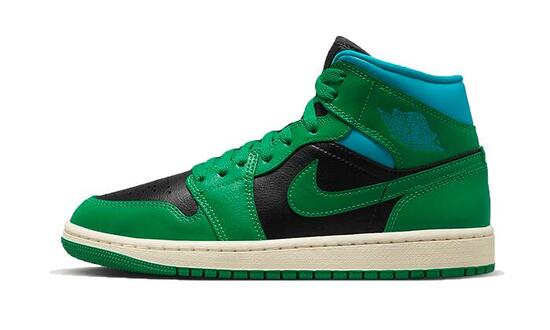 Zapatillas Air Jordan 1 Mid Lucky Green Aquatone