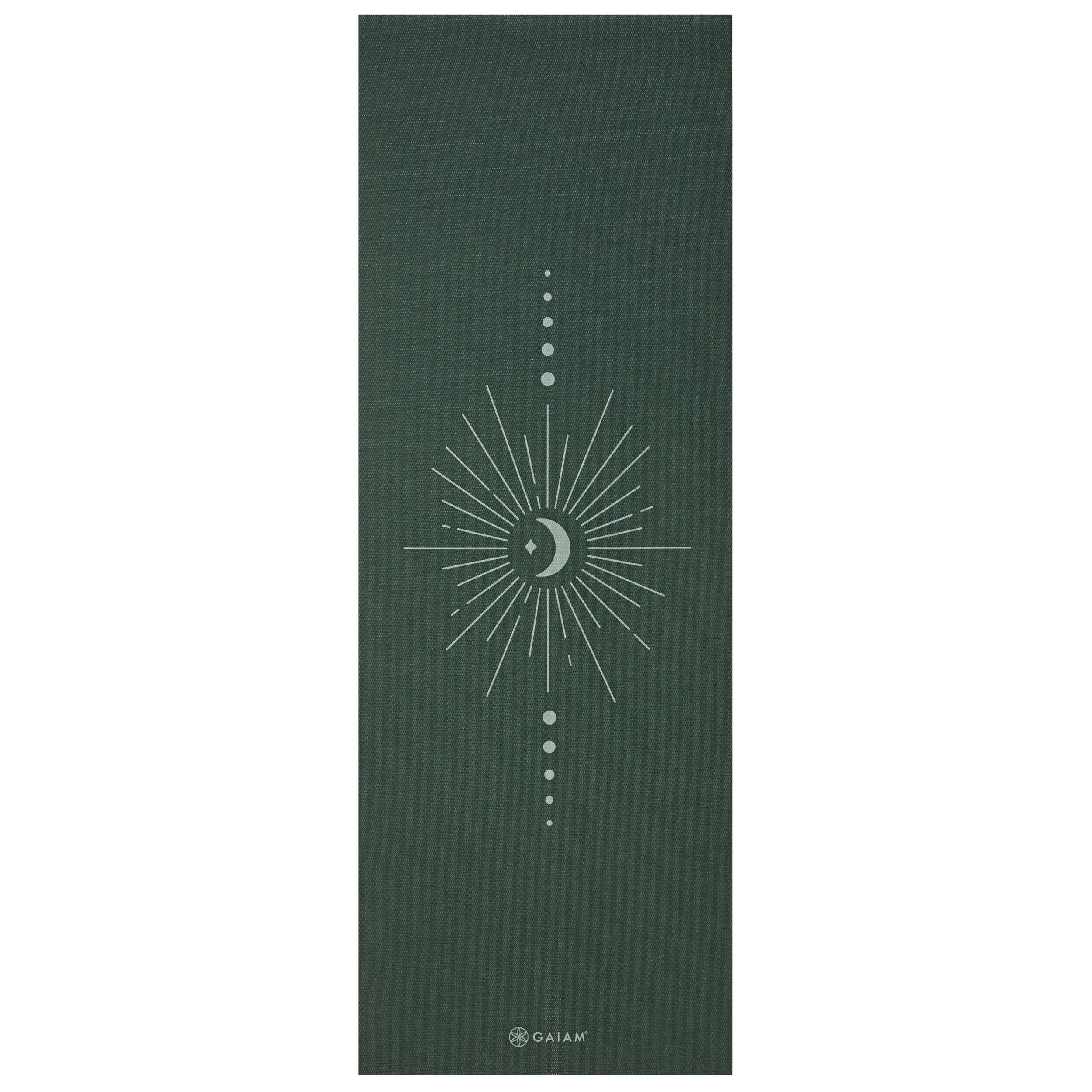 Esterilla de yoga GAIAM Deep Green Vision de 5 mm 3/4