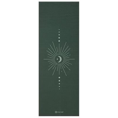 DEEP GREEN VISION YOGAMATTE 5MM PRINTED