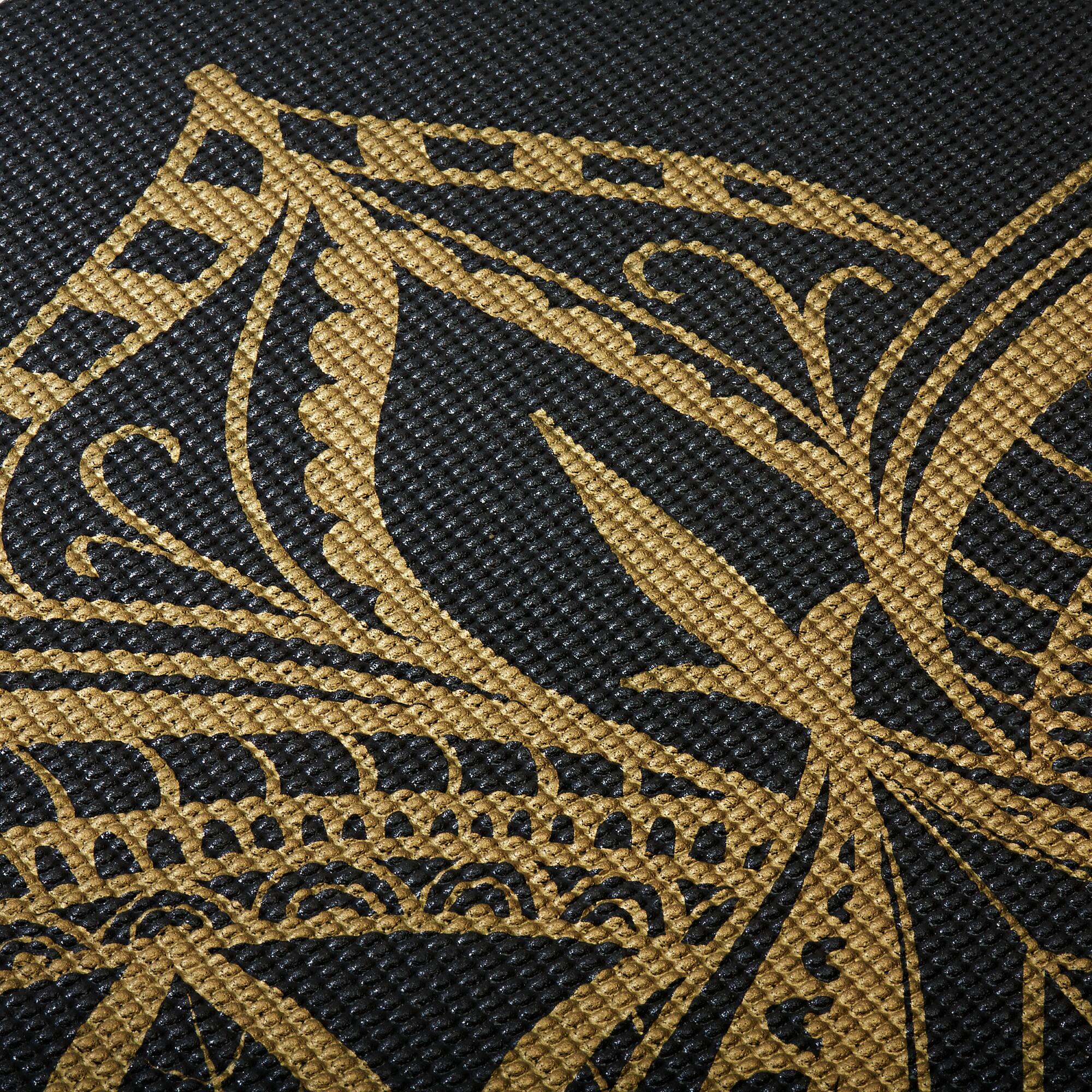 Tapis de yoga médaillon bronze 6 mm 2/4