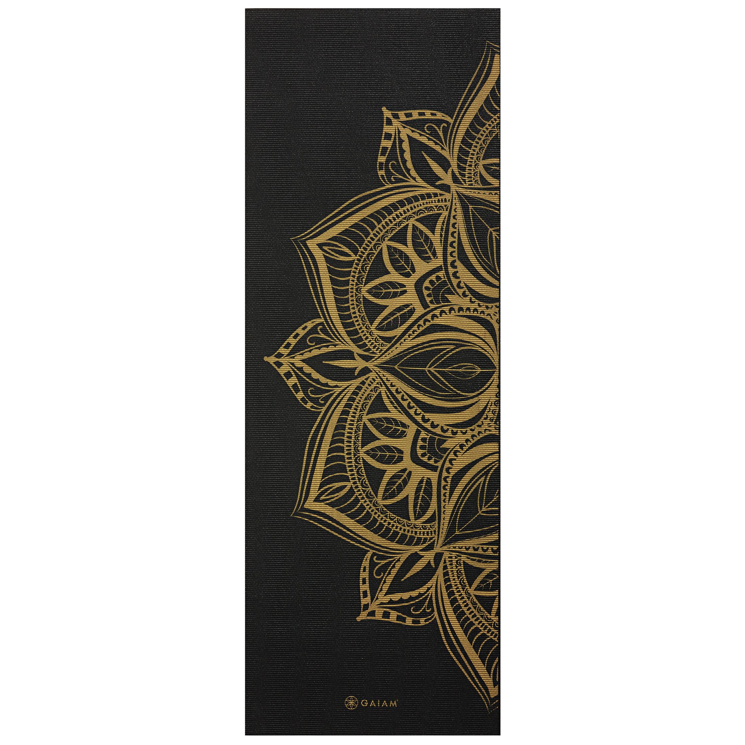Tapis de yoga médaillon bronze 6 mm 3/4