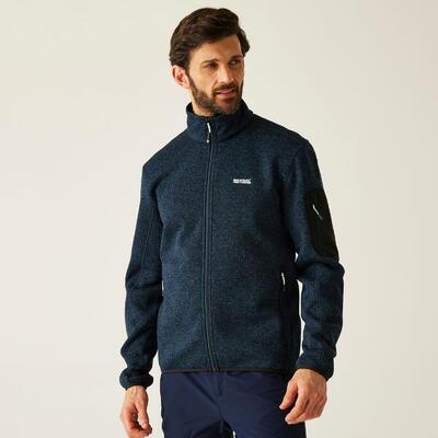 Felpa isolante da uomo Newhill in stretch con zip completa