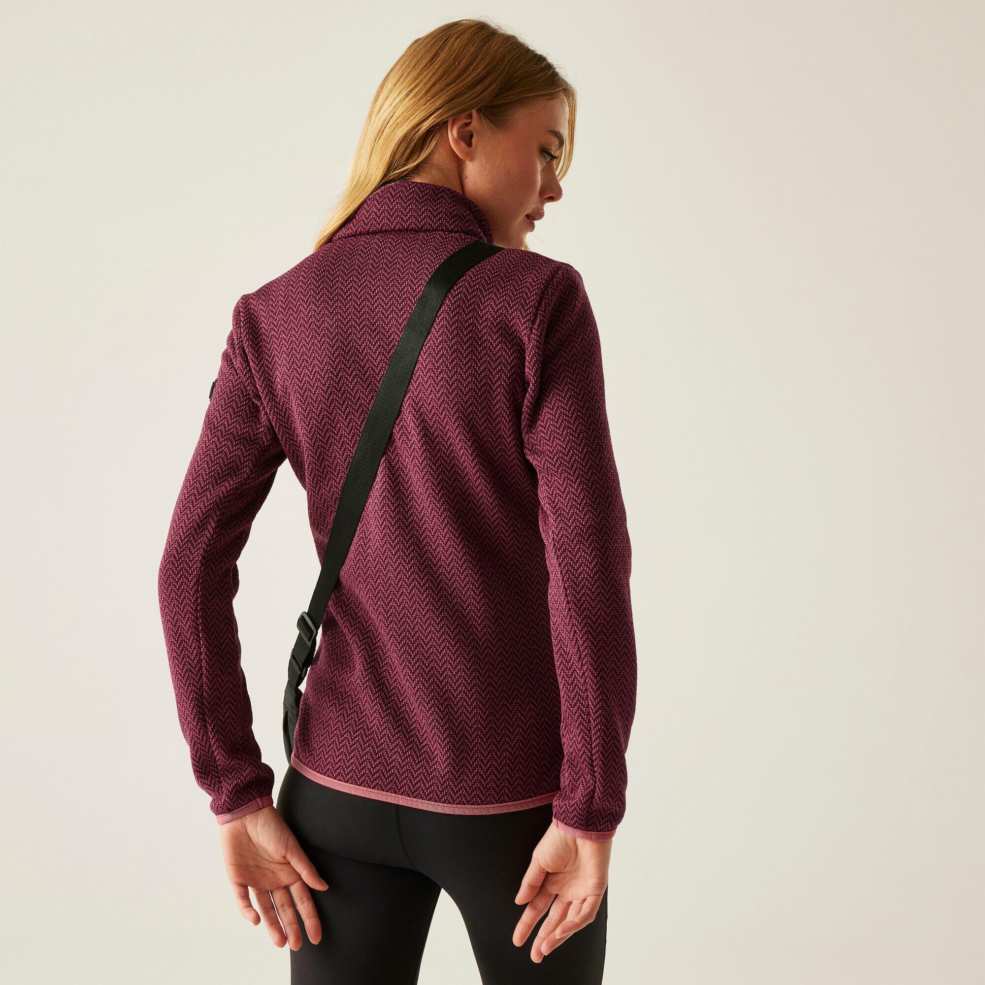 Womens Elzie IV Core Stretch Full-Zip Lightweight Fleece 2/7