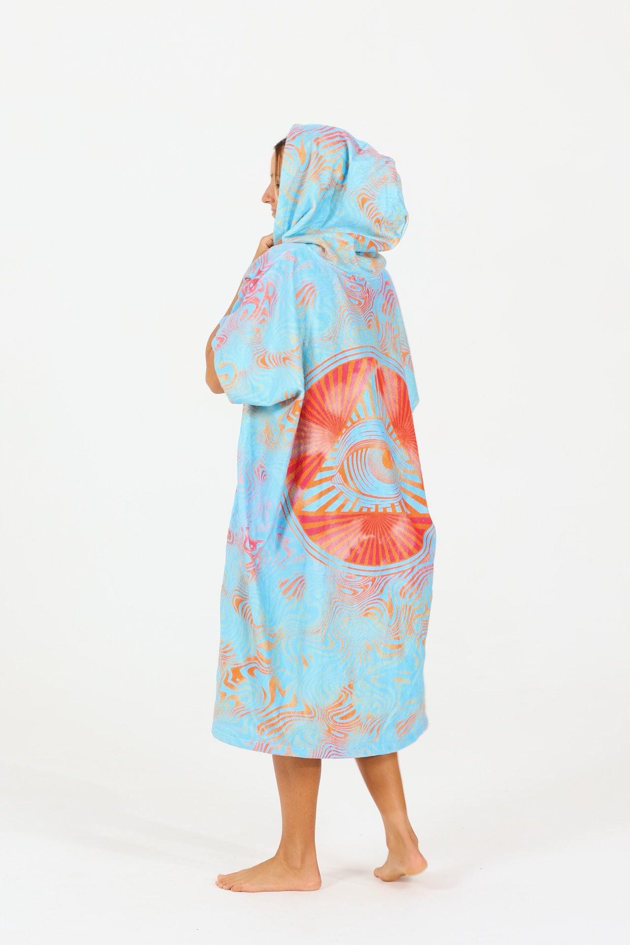 Surfponcho voor volwassenen - Brain Series - Psyche 4/4