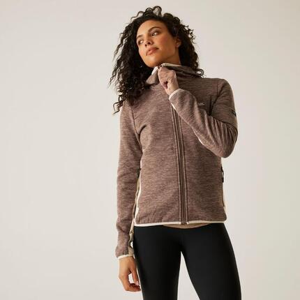 Polaire légère à capuche entièrement zippée Kemilia pour femme